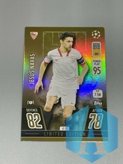 Jesus Navas 2021-22 Topps Match Attax UCL Europa Gold Limited Edition